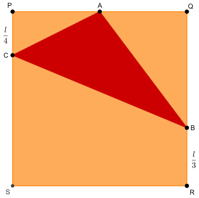 Matemática - Exercício sobre proporção entre áreas