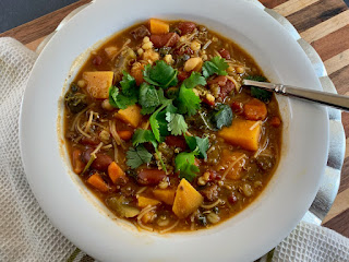 Beef Bean and Grain Soup