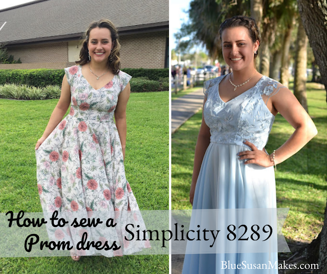 Blue Susan Makes: How to Sew a Prom Dress - Simplicity 8289