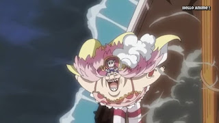 ワンピースアニメ WCI編 828話 ビッグ・マム Charlotte Linlin | ONE PIECE ホールケーキアイランド編