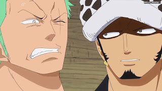 ワンピースアニメ ゾウ編 775話 迷子剣士 ゾロ トラファルガー・ロー | ONE PIECE Episode 775