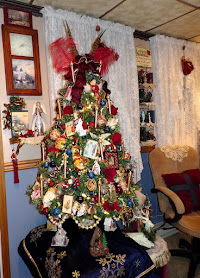 Olde Tyme Christmas in the Den, Tree, Christmas Home Tour, 2023