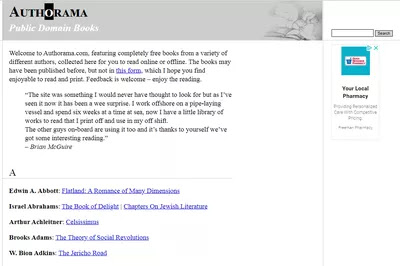 Authorama Best Places to Find Free Ebooks in 2022