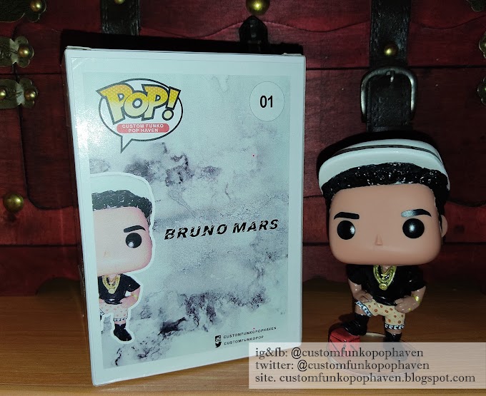 Custom Funko Pop Of Bruno Mars 