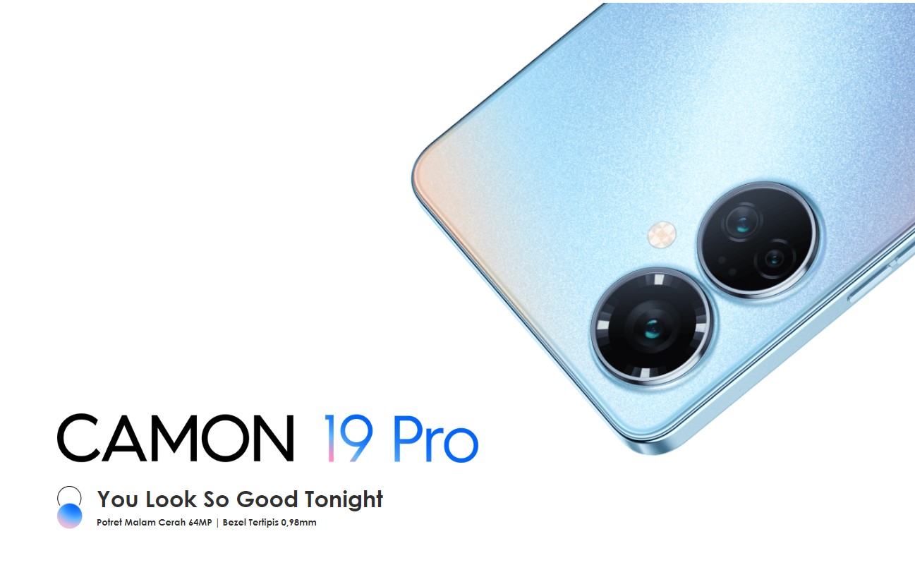 Harga dan Spesifikasi Tecno Camon 19 Pro Terbaru dengan Kamera Mumpuni