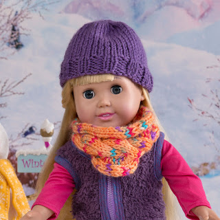 18" doll crochet hat pattern