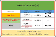 HORARIOS DE MISAS