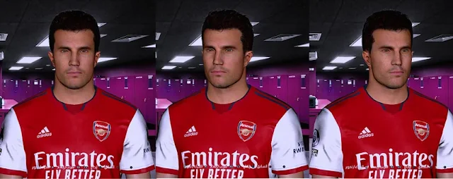 Robin van Persie Face For PES 2017