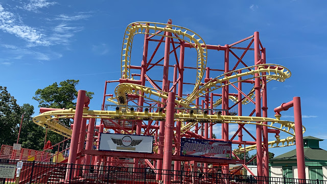 Superflight Flying Roller Coaster Rye Playland Amusement Park