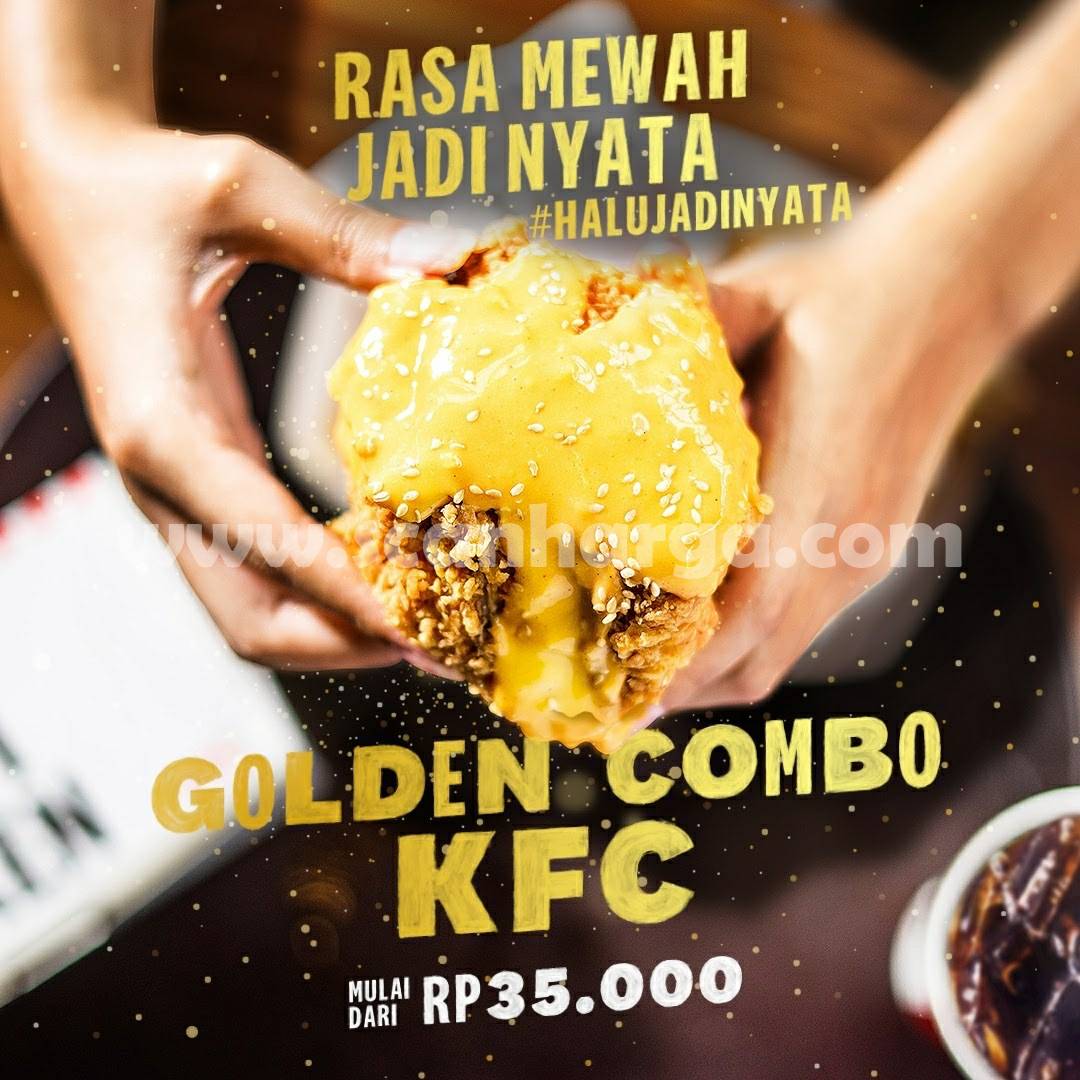 KFC GOLDEN COMBO Harga mulai dari Rp. 35.000