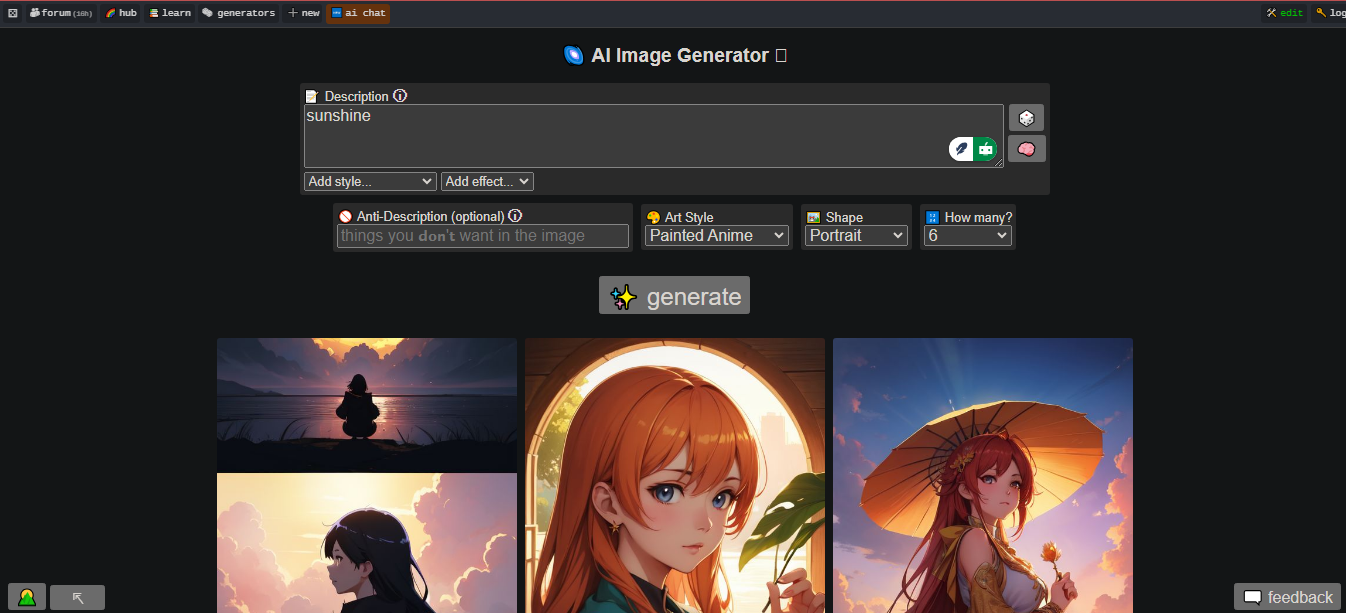Perchance AI Image Generator
