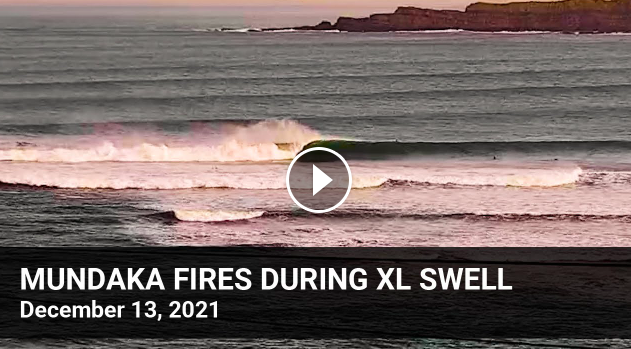 XL surf at Mundaka Spain on December 13 2021