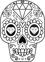 Day of the Dead coloring page
