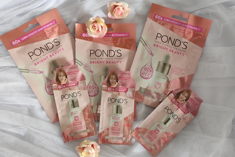 Pond’s Triple Glow Serum dan Pond’s Triple Glow Serum Mask