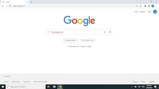 Search Techashu Website On Google