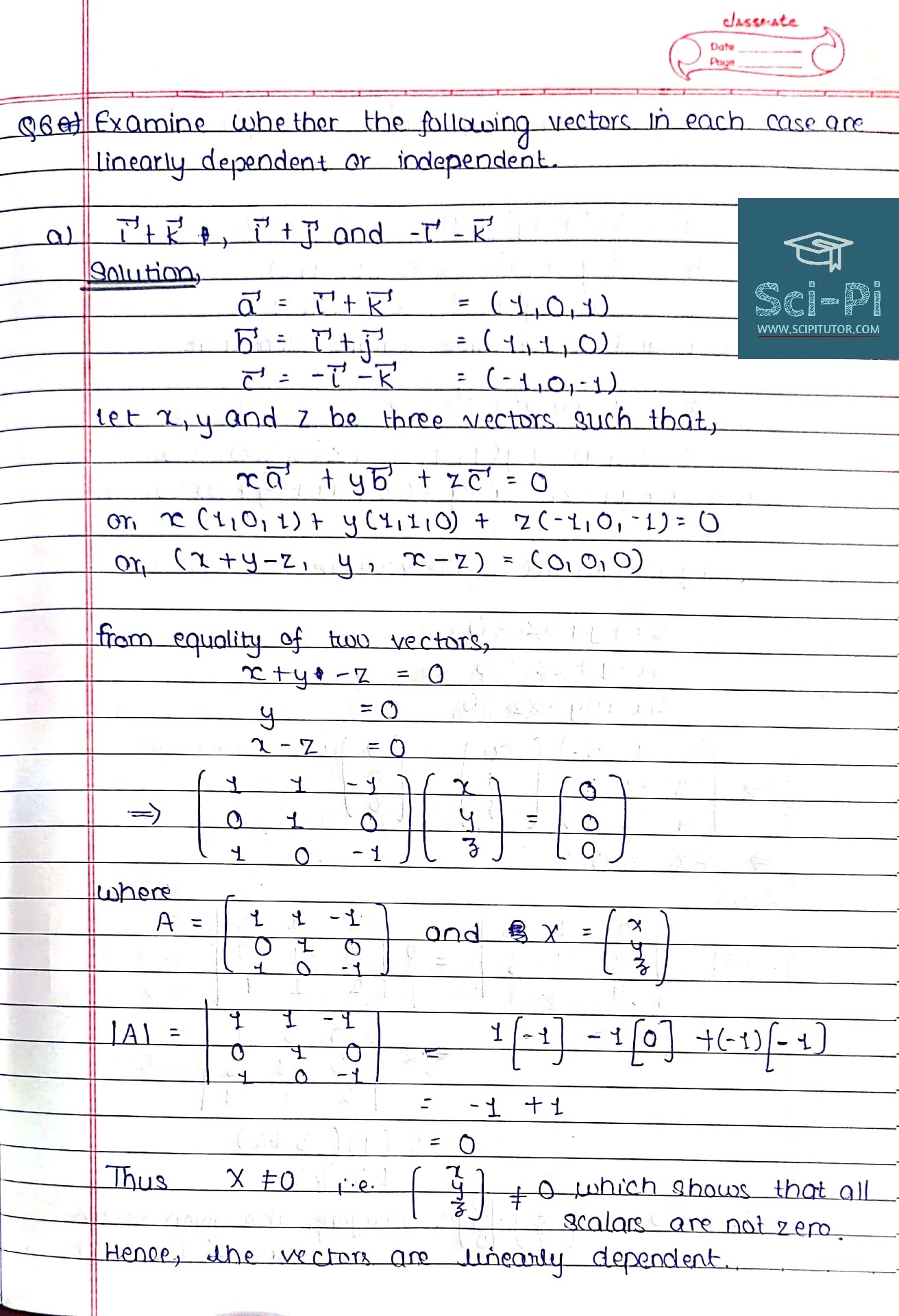 Grade 11 Review of Composition and Resolution of Vectors Exercise 2 Solutions