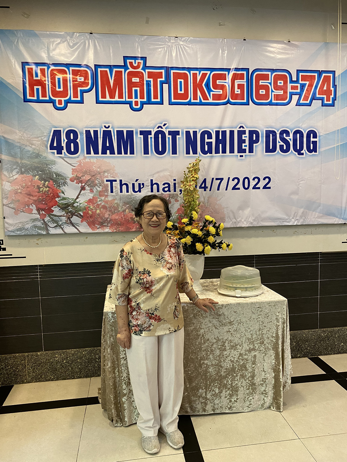 2022 Jul 4 Họp mặt kỷ niệm 48 năm ngày ra trường