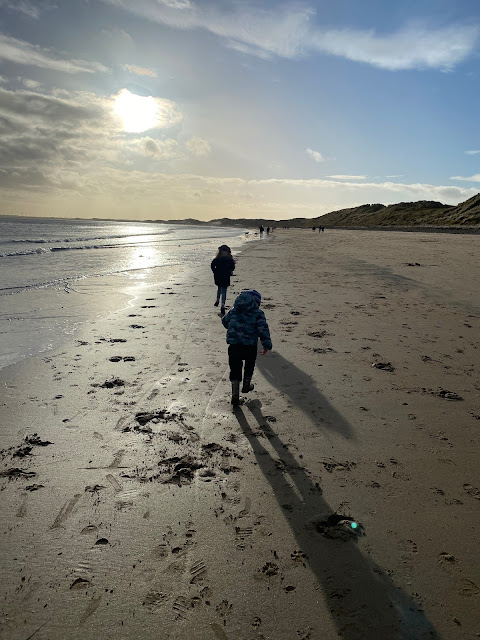 5 Family Walks in Northumberland (tried and tested by a 2 & 5 year old)  - druridge bay beach