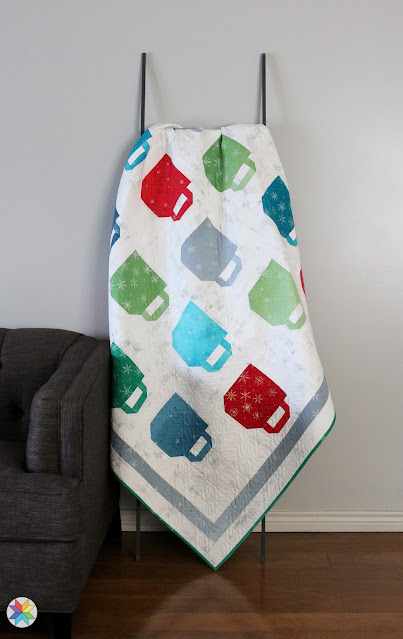 Winter quilt idea - Mod Mugs pattern by A Bright Corner