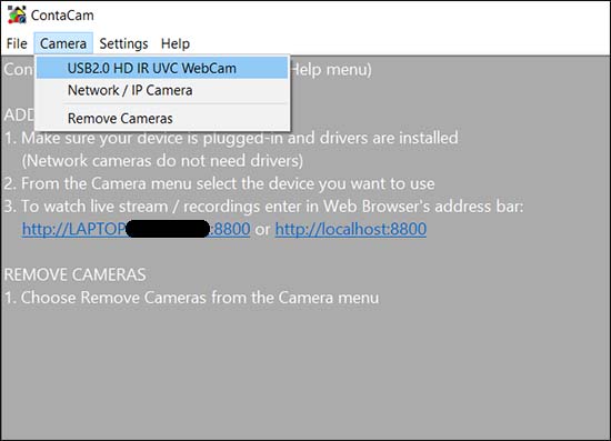 How To Turn Your Laptop Web Camera Into a Spy Security Camera