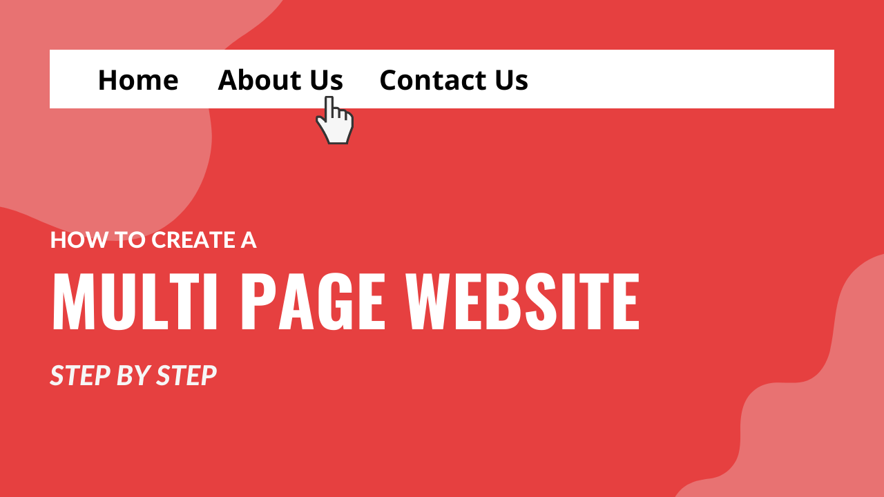 How To Create A Multi Page Website In HTML