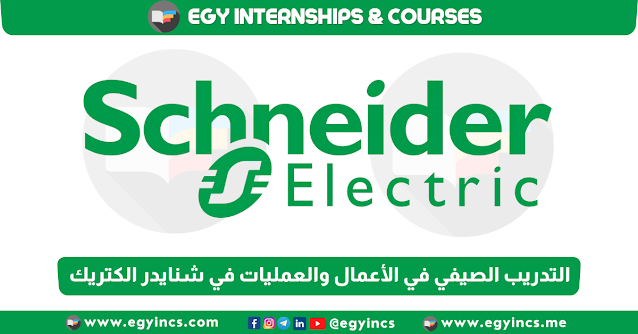 برنامج التدريب الصيفي في الأعمال والعمليات في شركة شنايدر الكتريك مصر Schneider Electric SE Business & Operations Summer Internship