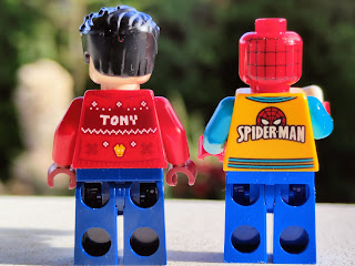 Lego Spider-Man and Toni stark