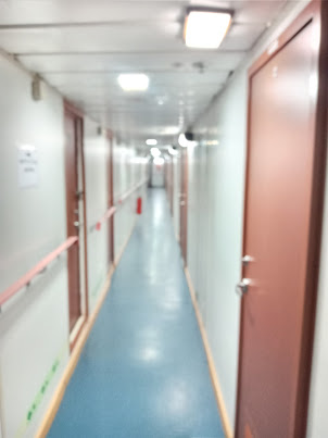 View of ship's corridor on 3rd Deck.