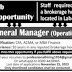 Jobs for general manager operations in Lahore