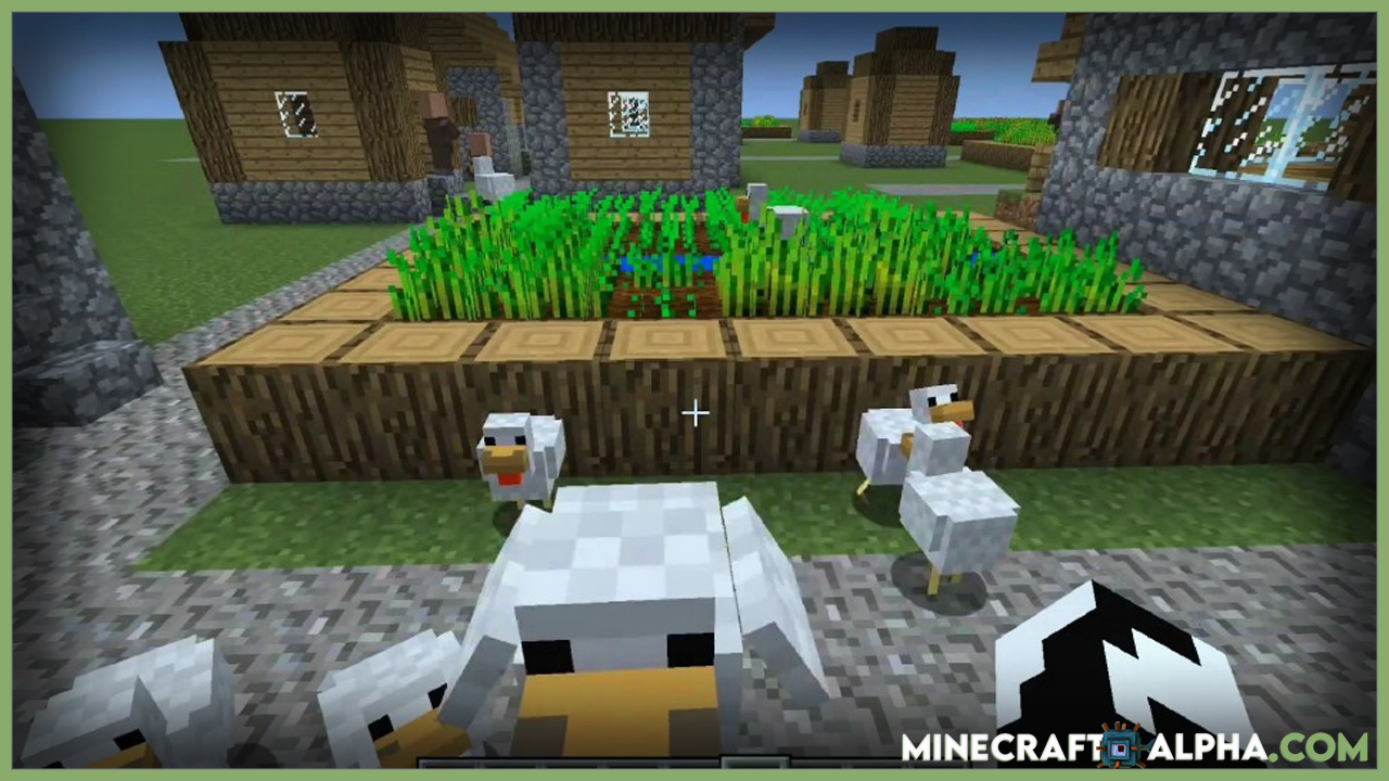 Minecraft ChickenShed Mod 1.17.1 Chickens Shedding Feathers