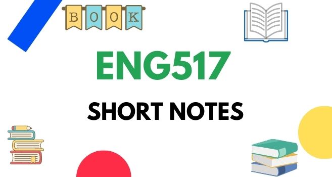 ENG517 Midterm Short Notes PDF