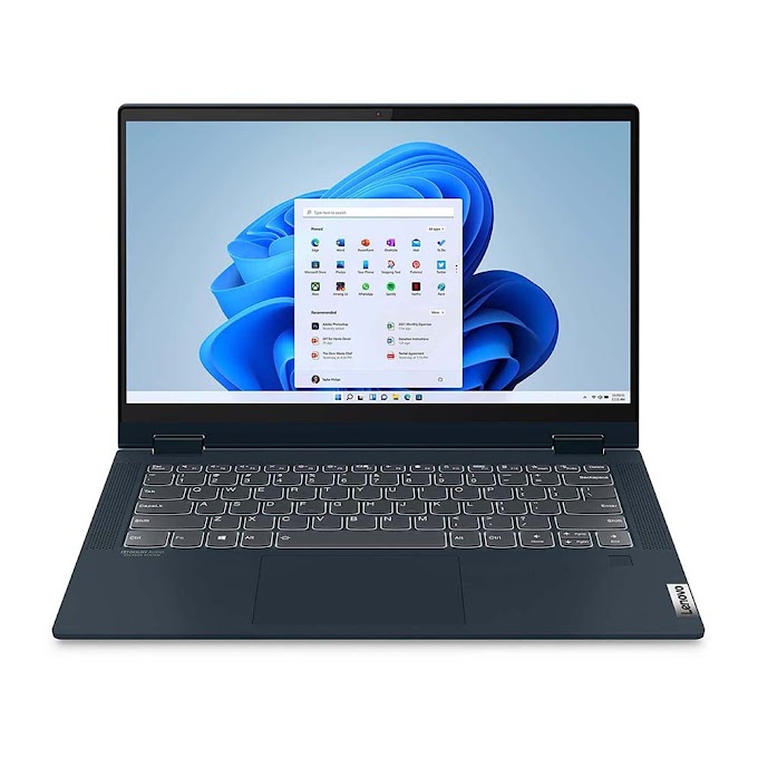 Lenovo Flex-5 Laptop, 14.0" FHD Touch Display, AMD Ryzen 5 5500U, 16GB RAM, Windows 11 Home.