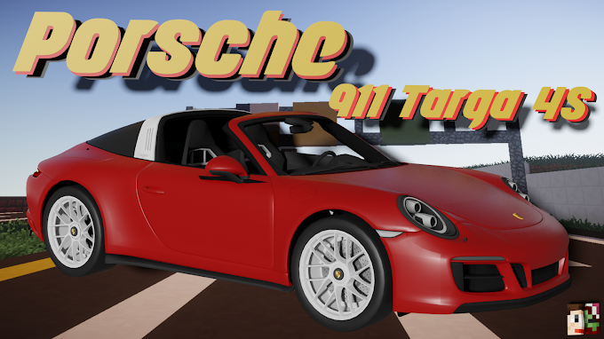 Porsche 911 Targa 4S | Minecraft Car Addon