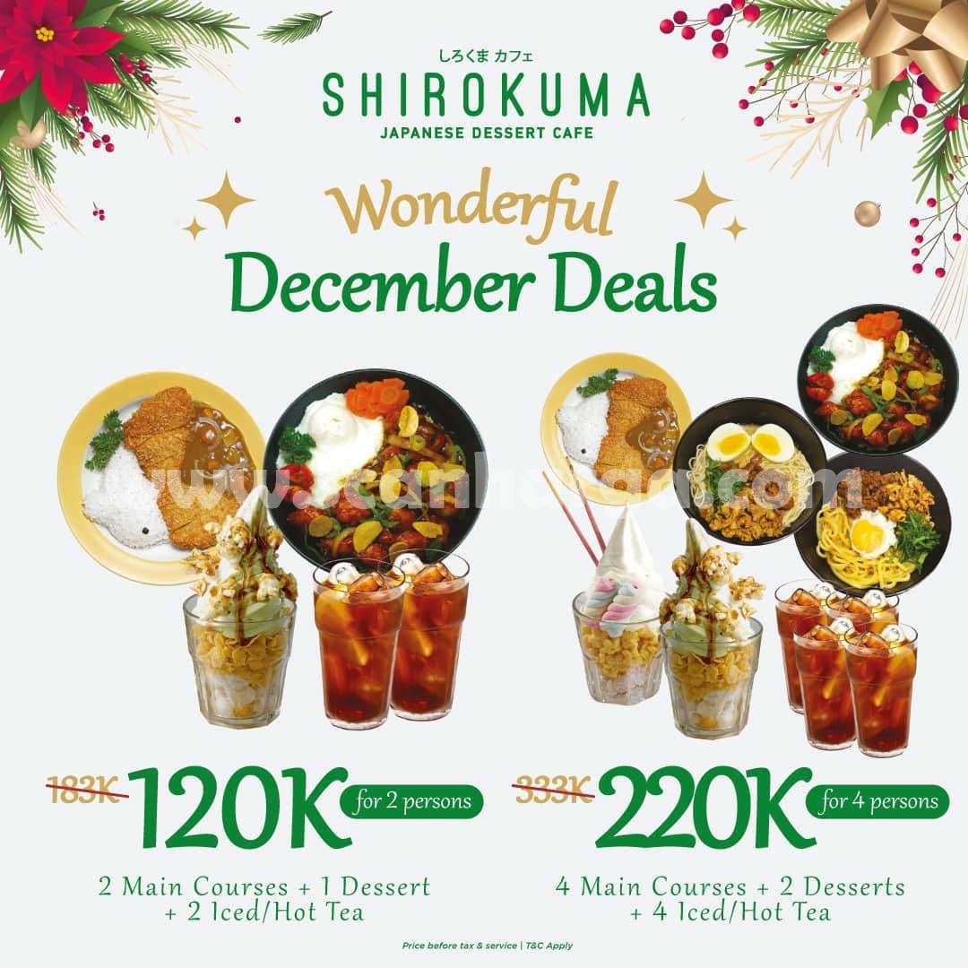 Promo SHIROKUMA Terbaru WONDERFUL DECEMBER DEALS