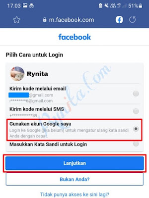 Reset Kata Sandi FB Dengan Akun Google, Nomor HP Tidak Aktif