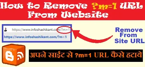 blogger site ke url se ?m=1 ko kaise remove kare,how to remove ?m=1 from url in blogger,fix ?m=1 problem from url in blogger,remove ?m=1 from blogger