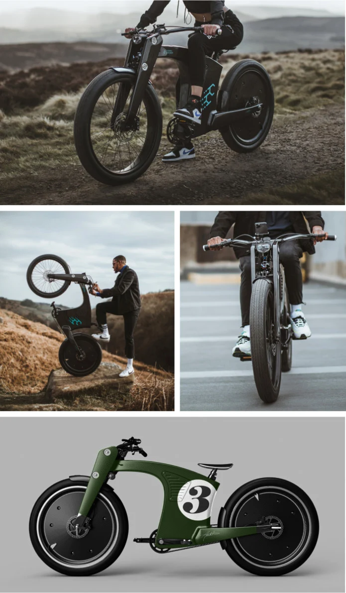 CrownCruiser - Carbon Fiber e-Bike The Most Stylish Bike out there! 31MPH | 100-Mile Range | Fully Customizable Colors & Skins