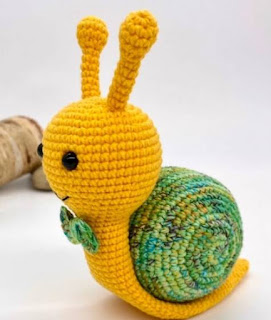 PATRON GRATIS CARACOL AMIGURUMI 47154 🐌