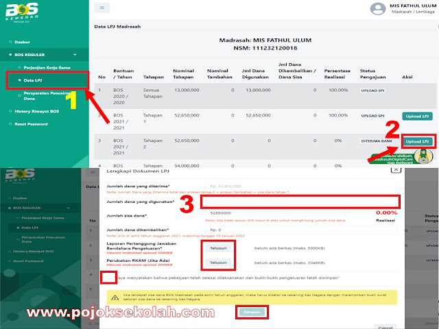 UPLOAD LPJ