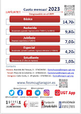 FICHA DE AFILIACIÓN A UGT Y CUOTAS 2023