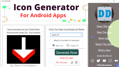 Android 应用程序的图标生成器。 Android 应用程序的最佳图标生成器。 获得 1 天免费试用。