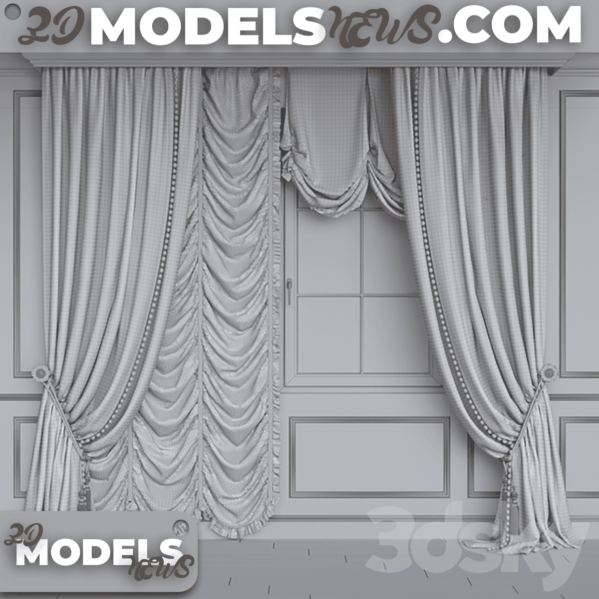Curtain Model by Portiere 2