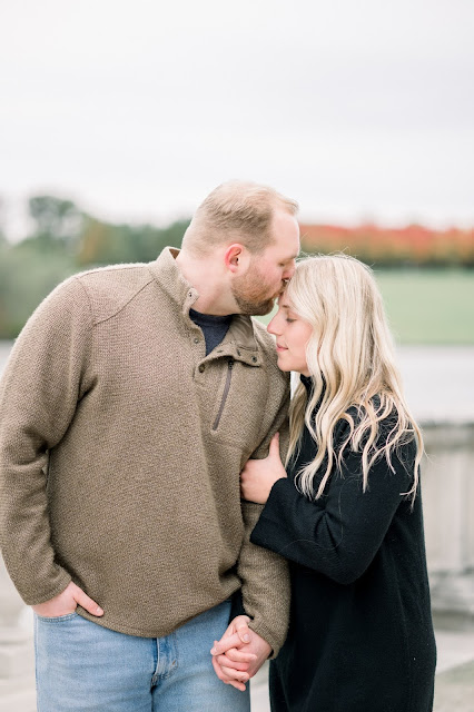 St. Louis Fall Forest Park Engagement Photos