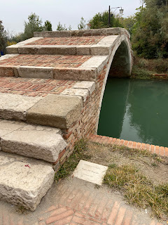 The Island of Torcello. View of Ponte del Diavolo.