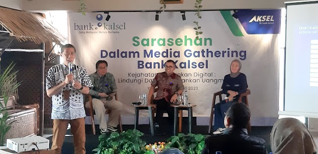 Media Gathering Bank Kalsel 2023, Dirut Fachrudin : Sinergitas Positif Ini Terus Diperkuat 