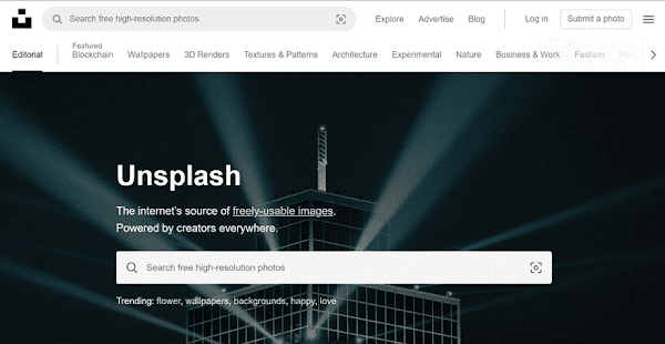 Unsplash 免費下載200萬張高畫質圖片可商用