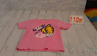 中古品　子供服　１１０ｃｍ　Carp　ピンク　半袖Tシャツ　２２０円