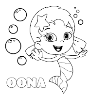 Oona- Bubble Guppies coloring page