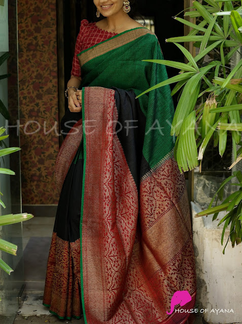 Banarasi Traditional Handwoven Zari Work Silk Sarees