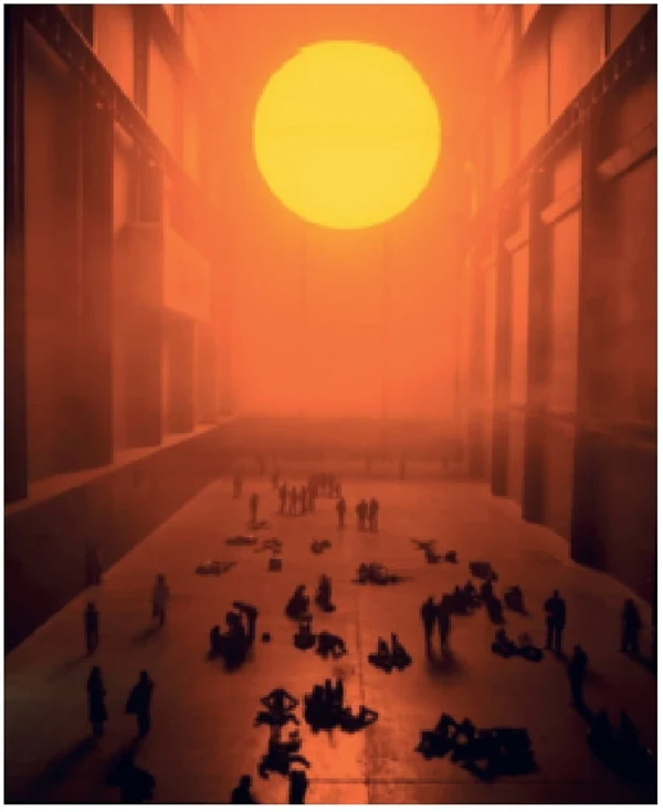 ELIASON, O. The Wether Project, 2003. Foto de Andrew Dunkley & Marcus Leith, Tate Modern